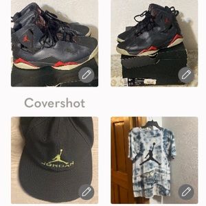 Jordan true flight High-tops 9.5+Jordan🧢Hat+Tie-Dye SzS